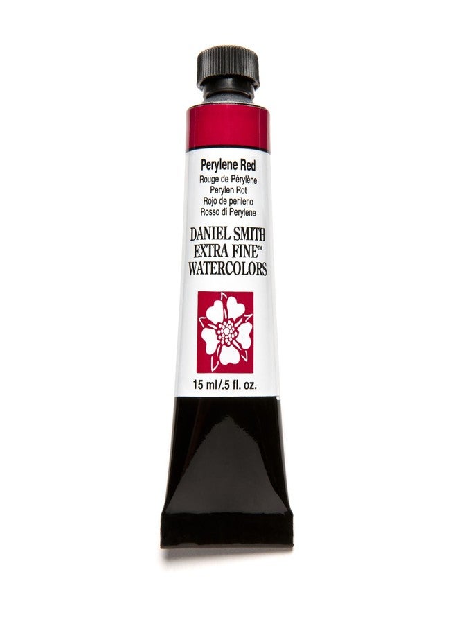 Daniel Smith Extra Fine Watercolor 15ml Paint Tube, Perylene Red - Image 1